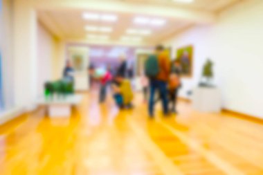 defocusing, alışveriş merkezinde yürüyen insanlar