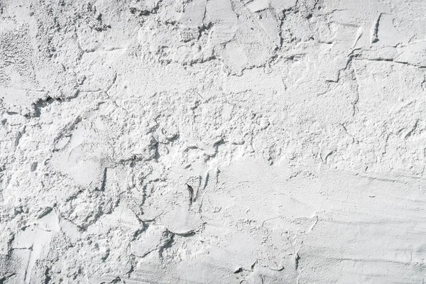 白い壁に塗る粗いしっくい — ストック写真
