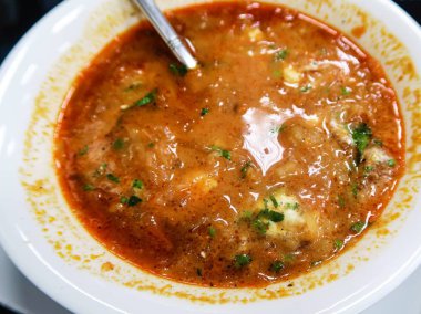 çorba Pancar çorbası yemek masada