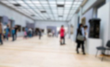 defocusing, alışveriş merkezinde yürüyen insanlar