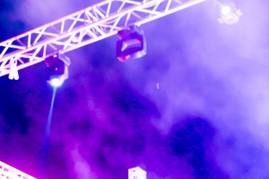 Festivaller duman bulanık gece aydınlatma