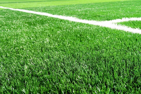 Campo Calcio Artificiale Vuoto — Foto Stock