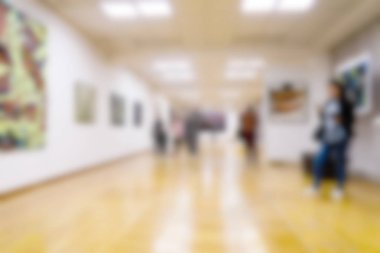 defocusing, alışveriş merkezinde yürüyen insanlar
