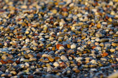 ıslak yuvarlak çakıl arka plan