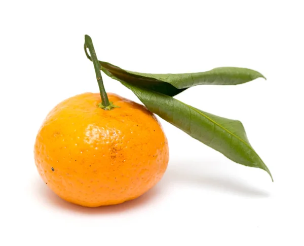 Tangerines White Background Isolated — Stock Photo, Image