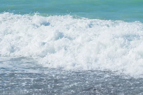 Krajobraz Fal Morskich Plaży — Zdjęcie stockowe