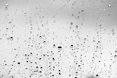 Cam, arka plan Yağmur damlaları