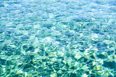 deniz suyu güneş ışınları, arka plan ile temizleyin