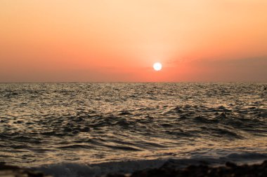günbatımı deniz manzara