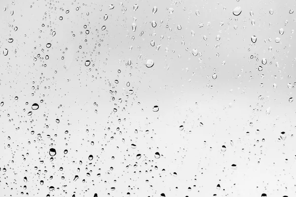 Regentropfen Auf Dem Glas Hintergrund — Stockfoto