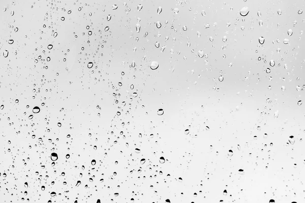 Gotas Lluvia Sobre Vidrio Fondo — Foto de Stock