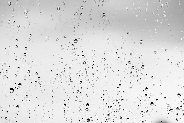 Gotas Lluvia Sobre Vidrio Fondo — Foto de Stock