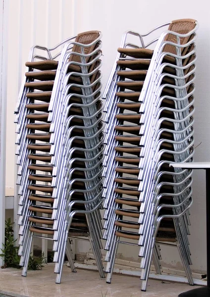 Chaises Chaise Beaucoup Pile — Photo