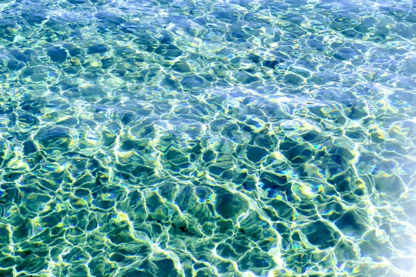 Agua Mar Clara Con Rayos Sol Fondo —  Fotos de Stock