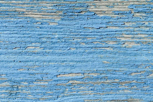 Old Wooden Panel Painted Blue Paint — Stock Photo, Image