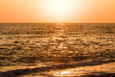 günbatımı deniz manzara
