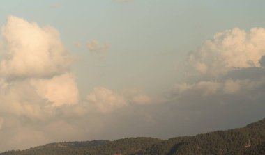 manzara gökyüzü tepeler orman