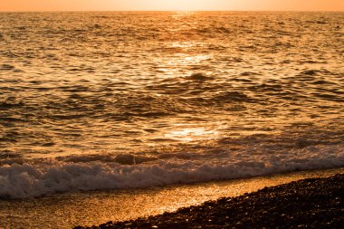 günbatımı deniz manzara