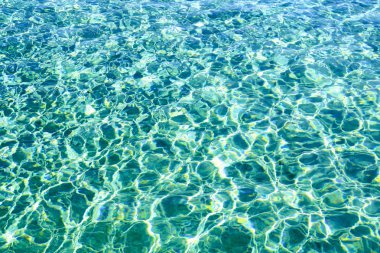 deniz suyu güneş ışınları, arka plan ile temizleyin