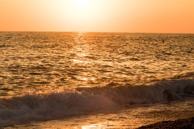günbatımı deniz manzara