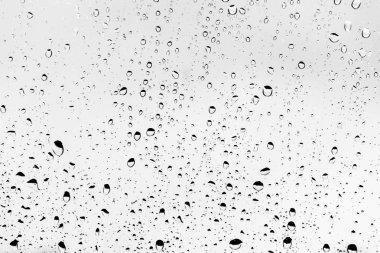 Cam, arka plan Yağmur damlaları