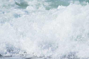 Sahilde, manzara sörf dalga deniz