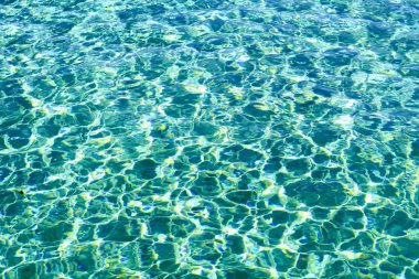 deniz suyu güneş ışınları, arka plan ile temizleyin