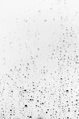 Cam, arka plan Yağmur damlaları