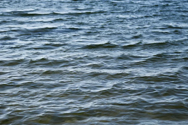 clear clear water in a lake with a wave