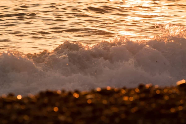 Pôr Sol Paisagem Mar — Fotografia de Stock