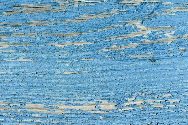 Old Wooden Panel Painted Blue Paint — Stock Photo, Image