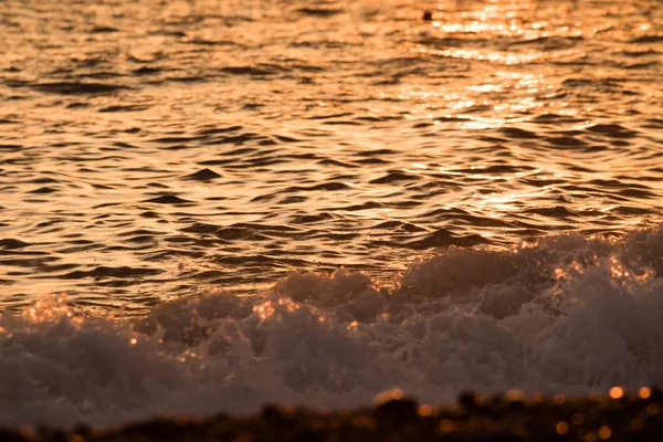 Pôr Sol Paisagem Mar — Fotografia de Stock