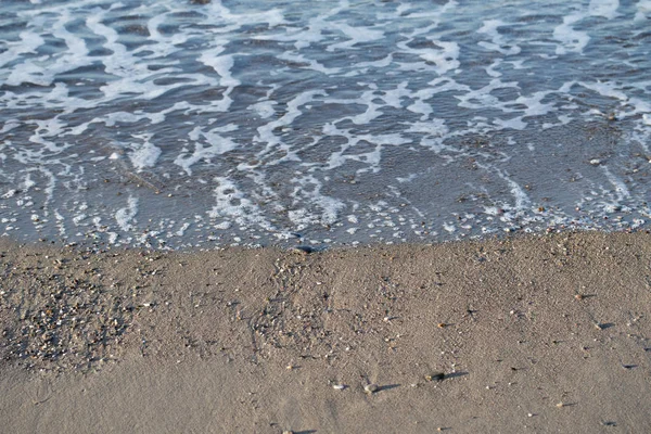 Гальковий Пляж Вид Море — стокове фото