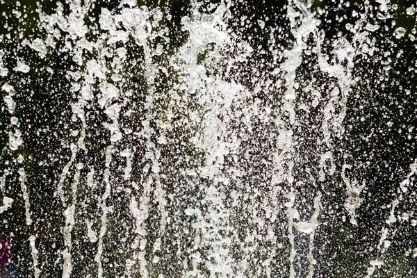 Wasserfontänen Verschwommener Hintergrund Abstraktion — Stockfoto