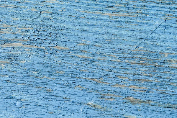 Gammal Trä Panel Målad Blå Färg — Stockfoto