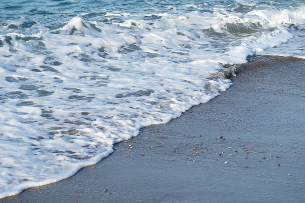 鹅卵石海滩 海滨景观 — 图库照片