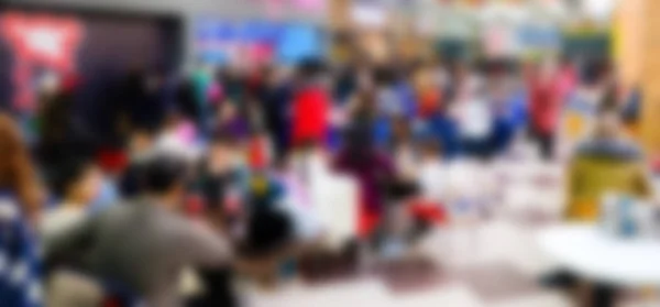 Defokussiert Shopping Entertainment Center Hintergrund — Stockfoto