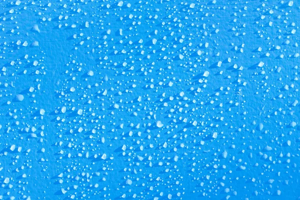 raindrops on a blue background