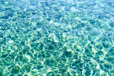 deniz suyu güneş ışınları, arka plan ile temizleyin