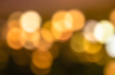 bokeh soyutlama, şehir gece ışıkları