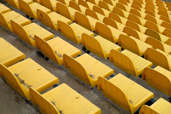Kunststoffsitz Fürs Stadion — Stockfoto