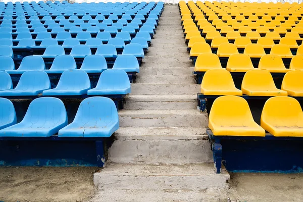 Пластикове Сидіння Стадіону — стокове фото