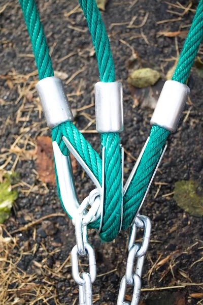 Chain Rope Connection Close — Stock Photo, Image