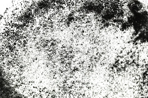 Polvo Negro Aislado Sobre Fondo Blanco — Foto de Stock