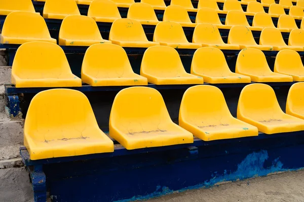 Kunststoffsitz Fürs Stadion — Stockfoto