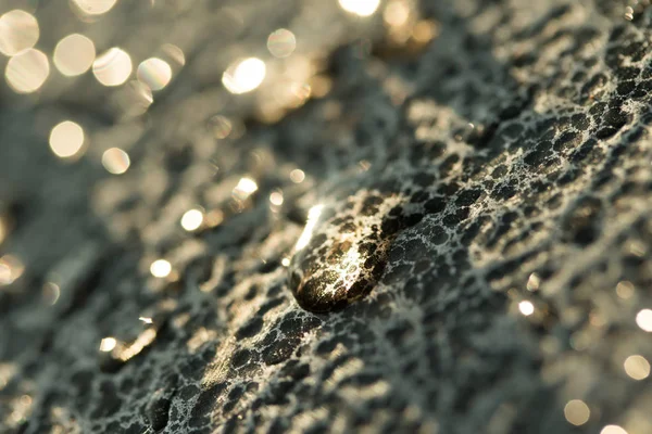 Gotas Água Borrada Bokeh Fundo Abstração — Fotografia de Stock