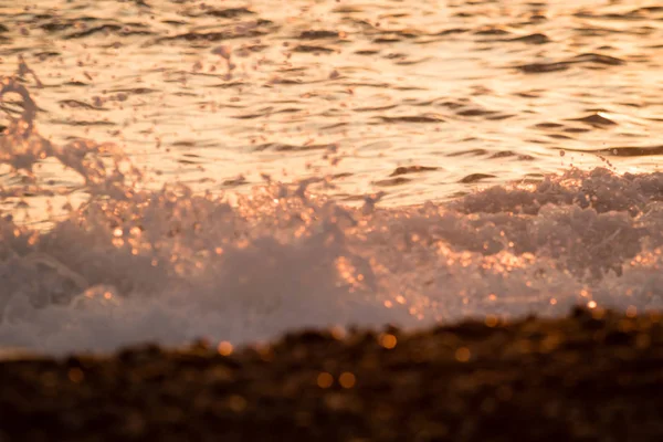 Pôr Sol Paisagem Mar — Fotografia de Stock