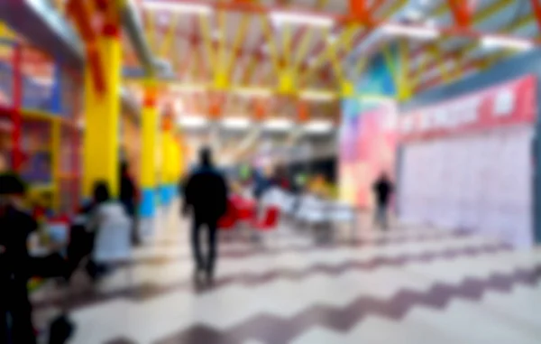 Defokussieren Menschen Der Shopping Mall — Stockfoto