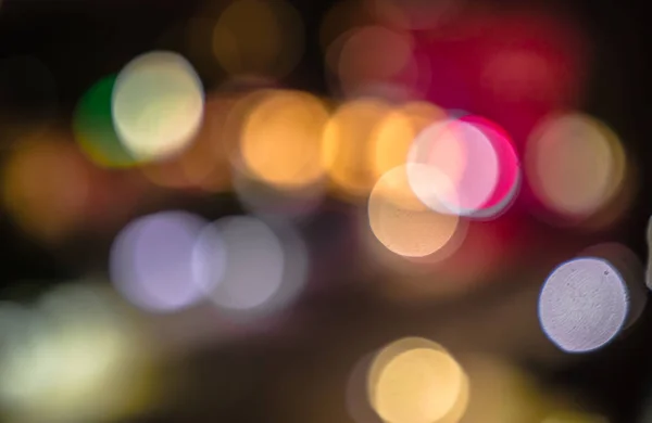 Abstraction Bokeh Lumières Ville — Photo