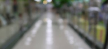 Alışveriş Merkezi vitrinler arka plan bulanık